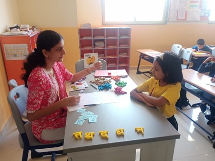 Students engaged in personalized learning activities